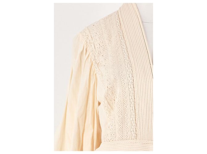 Top SéZane de algodón beige - vista 3