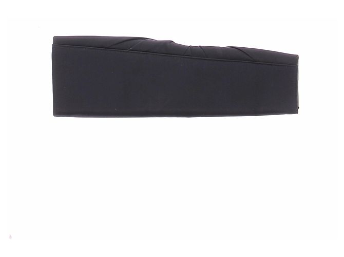 Christian Louboutin Pochette in raso blu navy - vista 2
