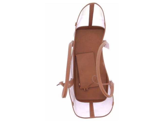 Autre Marque Bolso "Severine" transparente Camello - vista 7