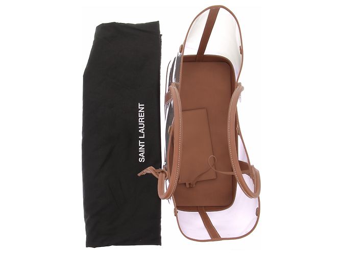 Autre Marque Bolso "Severine" transparente Camello - vista 8