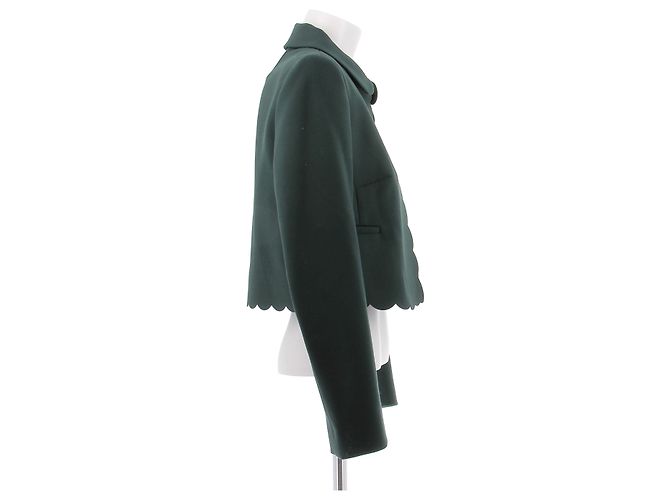 Chaqueta corta verde Red Valentino - vista 3