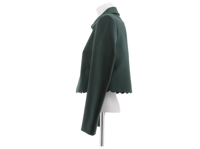 Chaqueta corta verde Red Valentino - vista 5