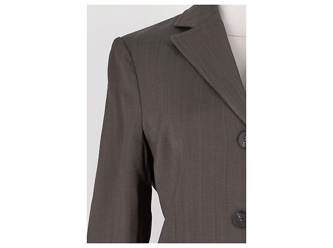 Mango Blazer in Grau Viscose M - Ansicht 3