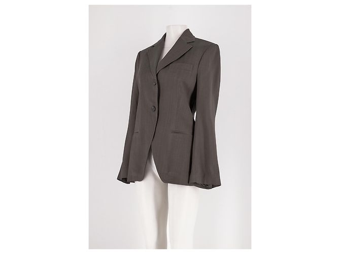 Mango Blazer in Grau Viscose M - Ansicht 4