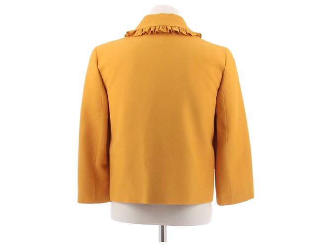 Gucci Jacke aus Viscose Gelb Größe 40 - Ansicht 2