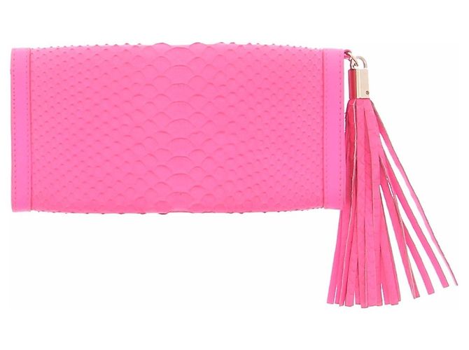 Emilio Pucci Clutch aus Leder Rosa Pink - Ansicht 2