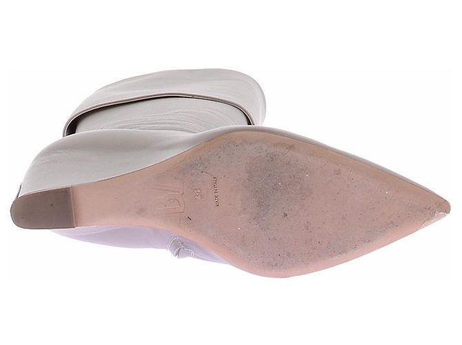 Autre Marque BETTINA VERMILLON Lederstiefel Grau - Ansicht 4