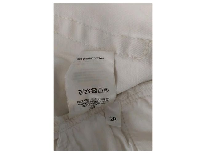 Autre Marque Vaqueros de algodón blanco RAEY - vista 6