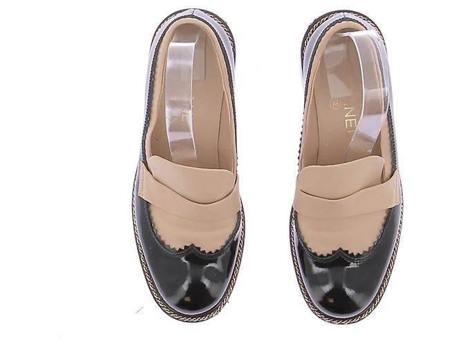 Chanel Loafer beige und schwarz - Ansicht 4