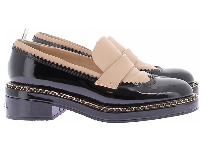 Chanel Loafer beige und schwarz - Ansicht 6