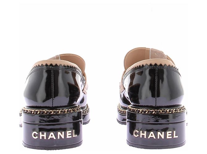 Chanel Loafer beige und schwarz - Ansicht 7