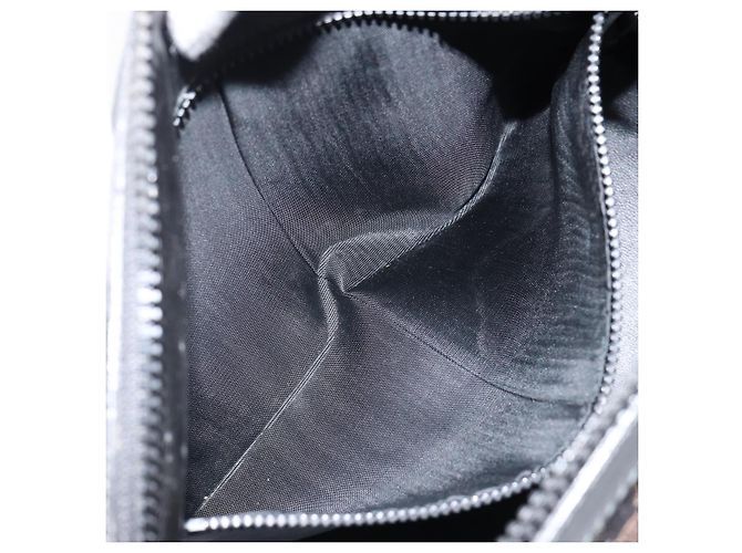 Céline CELINE Macadam Canvas Handtasche Wildleder Schwarz Gold - Ansicht 11