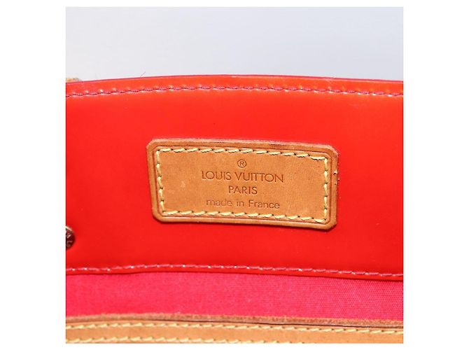 LOUIS VUITTON Monogram Vernis Reade MM Hand Bag Red Rouge M91086 LV - vista 14