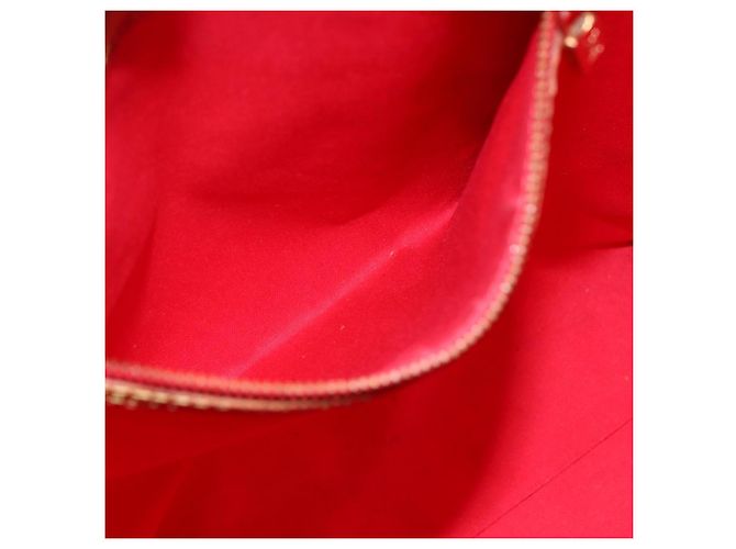 LOUIS VUITTON Monogram Vernis Reade MM Hand Bag Red Rouge M91086 LV - vista 19