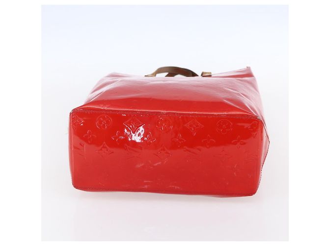 LOUIS VUITTON Monogram Vernis Reade MM Hand Bag Red Rouge M91086 LV - vista 9