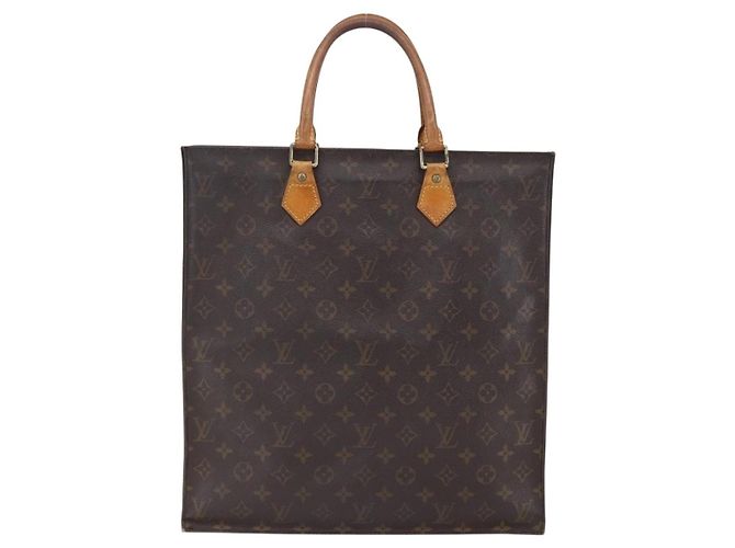 LOUIS VUITTON Monogram Sac Plat Hand Bag M51140 LV - vista 2