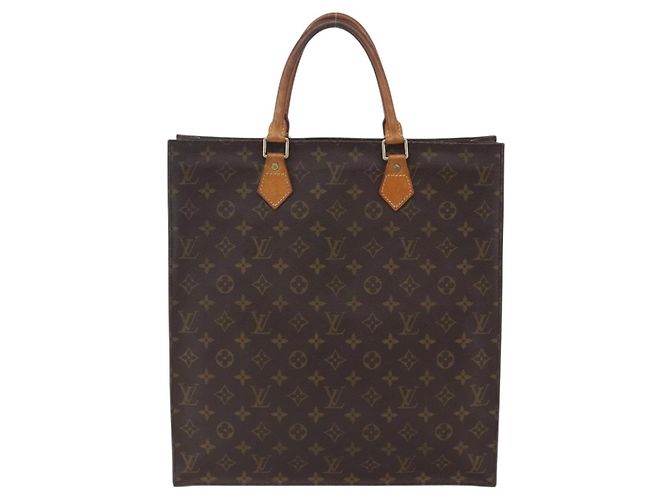 LOUIS VUITTON Monogram Sac Plat Hand Bag M51140 LV - vista 13