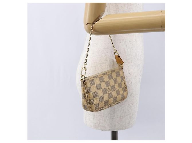 LOUIS VUITTON Damier Azur Mini Pochette Accessoires Pouch N63005 LV - vista 21