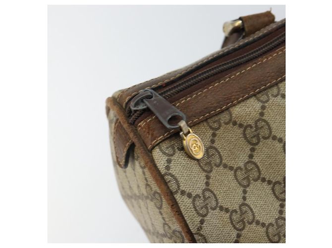 GUCCI GG Supreme Web Sherry Line Bag PVC Beige Gold 012 3842 58 - vista 15