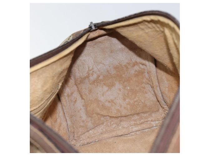 GUCCI GG Supreme Web Sherry Line Bag PVC Beige Gold 012 3842 58 - vista 18
