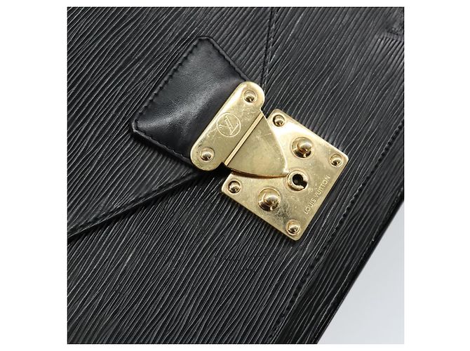 LOUIS VUITTON Epi Monceau 28 Hand Bag Black M52122 LV - vista 20