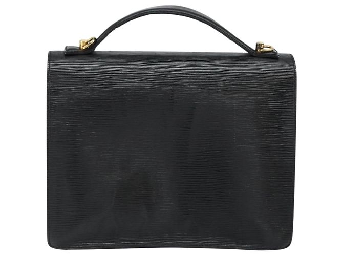 LOUIS VUITTON Epi Monceau 28 Hand Bag Black M52122 LV - vista 3