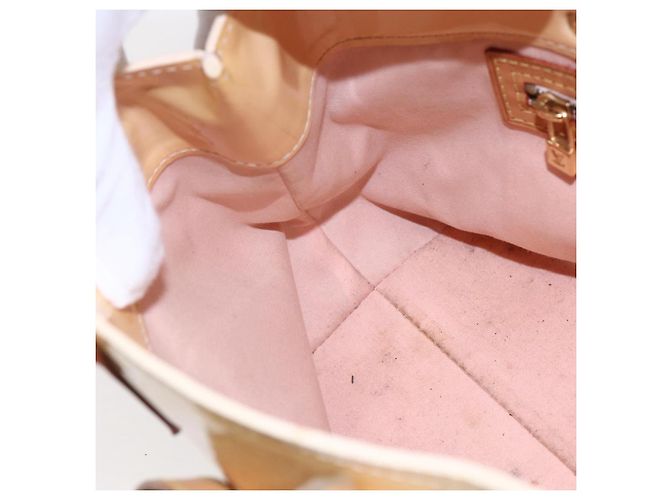 LOUIS VUITTON Monogram Vernis Reade PM Bag Marshmallow Pink M91306 - vista 20