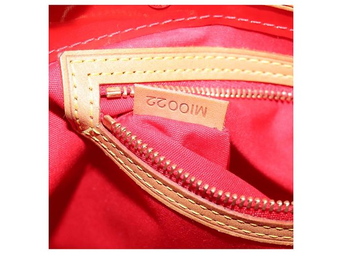 LOUIS VUITTON Monogram Vernis Reade PM Hand Bag Red Rouge M91088 LV - vista 12