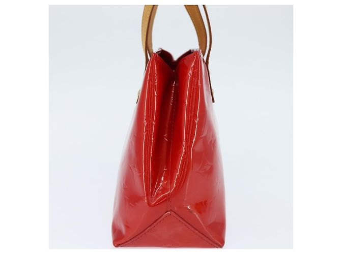 LOUIS VUITTON Monogram Vernis Reade PM Hand Bag Red Rouge M91088 LV - vista 4