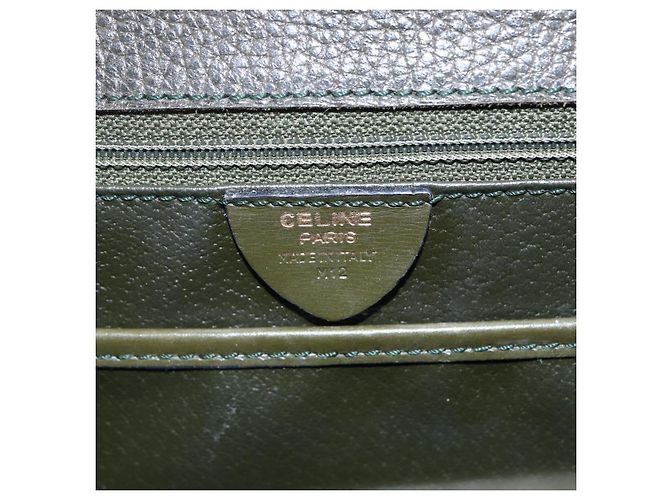 Céline CELINE Hand Bag Leather Khaki Gold - vista 12