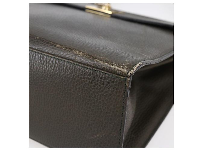 Céline CELINE Hand Bag Leather Khaki Gold - vista 9