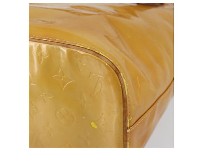 LOUIS VUITTON Monogram Vernis Houston Hand Bag Beige M91004 LV - vista 16