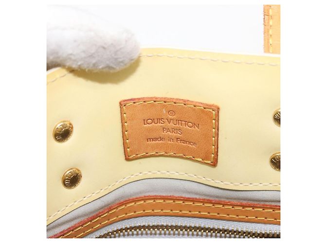 LOUIS VUITTON Monogram Vernis Reade PM Hand Bag Perle M91336 LV - vista 20