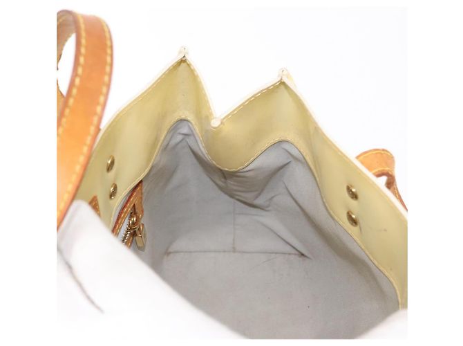 LOUIS VUITTON Monogram Vernis Reade PM Hand Bag Perle M91336 LV - vista 21