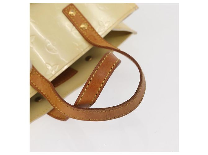 LOUIS VUITTON Monogram Vernis Reade PM Hand Bag Perle M91336 LV - vista 9