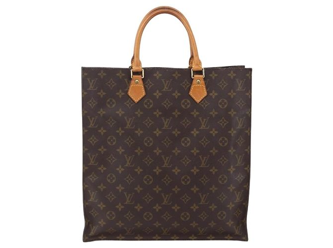 LOUIS VUITTON Monogram Sac Plat Hand Bag M51140 LV - vista 13