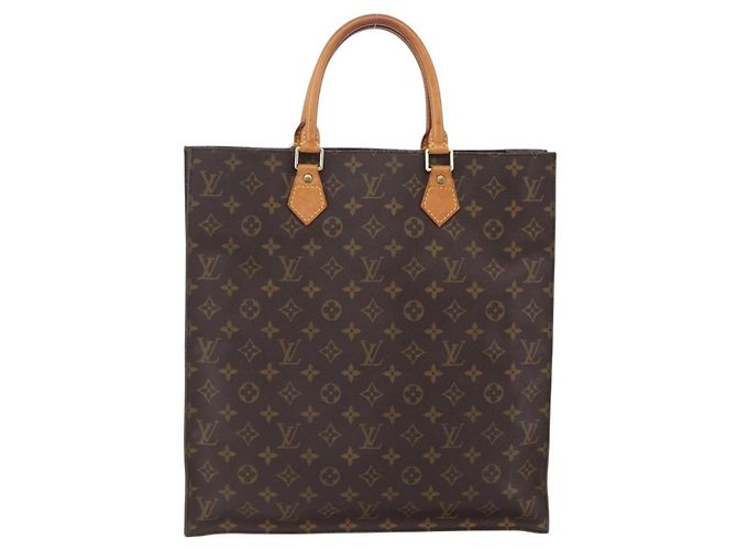 LOUIS VUITTON Monogram Sac Plat Hand Bag M51140 LV - vista 2