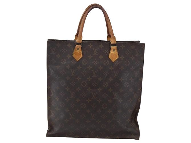 LOUIS VUITTON Monogram Sac Plat Hand Bag M51140 LV - vista 13