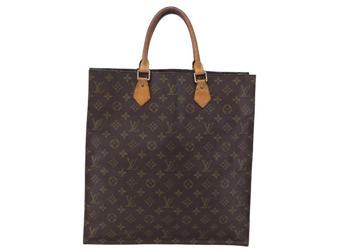 LOUIS VUITTON Monogram Sac Plat Hand Bag M51140 LV - vista 13