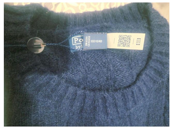 Polo Ralph Lauren dunkelblauer Wollpullover - Ansicht 4