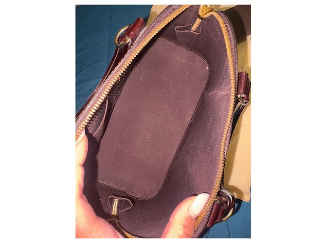 Louis Vuitton Alma BB Monogram Vernis Bordò - vista 4