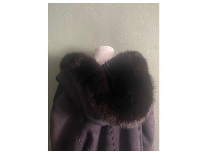 Autre Marque Cappotto Jacques Jekel in montone marrone Marrone scuro - vista 6