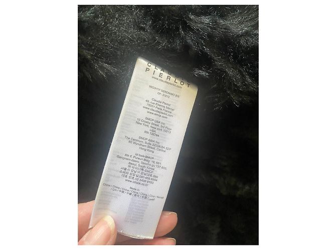 Claudie Pierlot Parka marina con forro de piel sintética Azul oscuro - vista 8