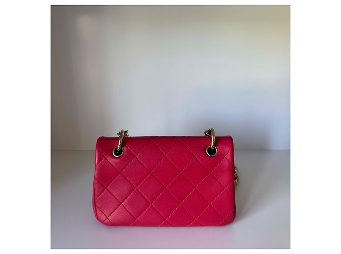 Bolsa Chanel Classic Flap Bag Mini Rosa - vista 2