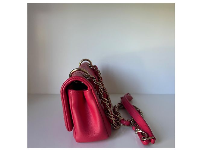 Bolsa Chanel Classic Flap Bag Mini Rosa - vista 4