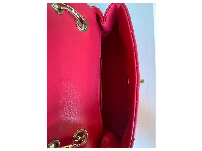 Bolsa Chanel Classic Flap Bag Mini Rosa - vista 5