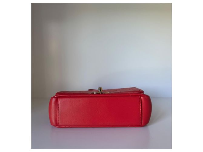 Bolsa Chanel Classic Flap Bag Mini Rosa - vista 6