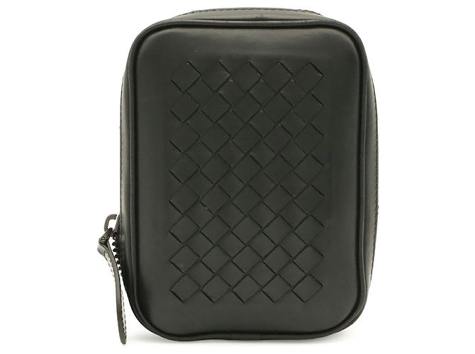 Borsa Bottega Veneta Intrecciato Eco Marrone Nero - vista 2