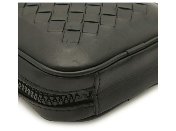 Borsa Bottega Veneta Intrecciato Eco Marrone Nero - vista 4