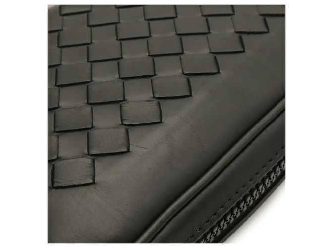 Borsa Bottega Veneta Intrecciato Eco Marrone Nero - vista 5